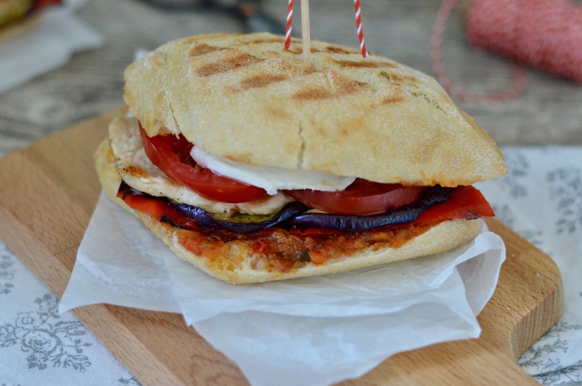 Soulfood: Panini mit Grillgemüse und Putenbrust - Graziellas Food Blog