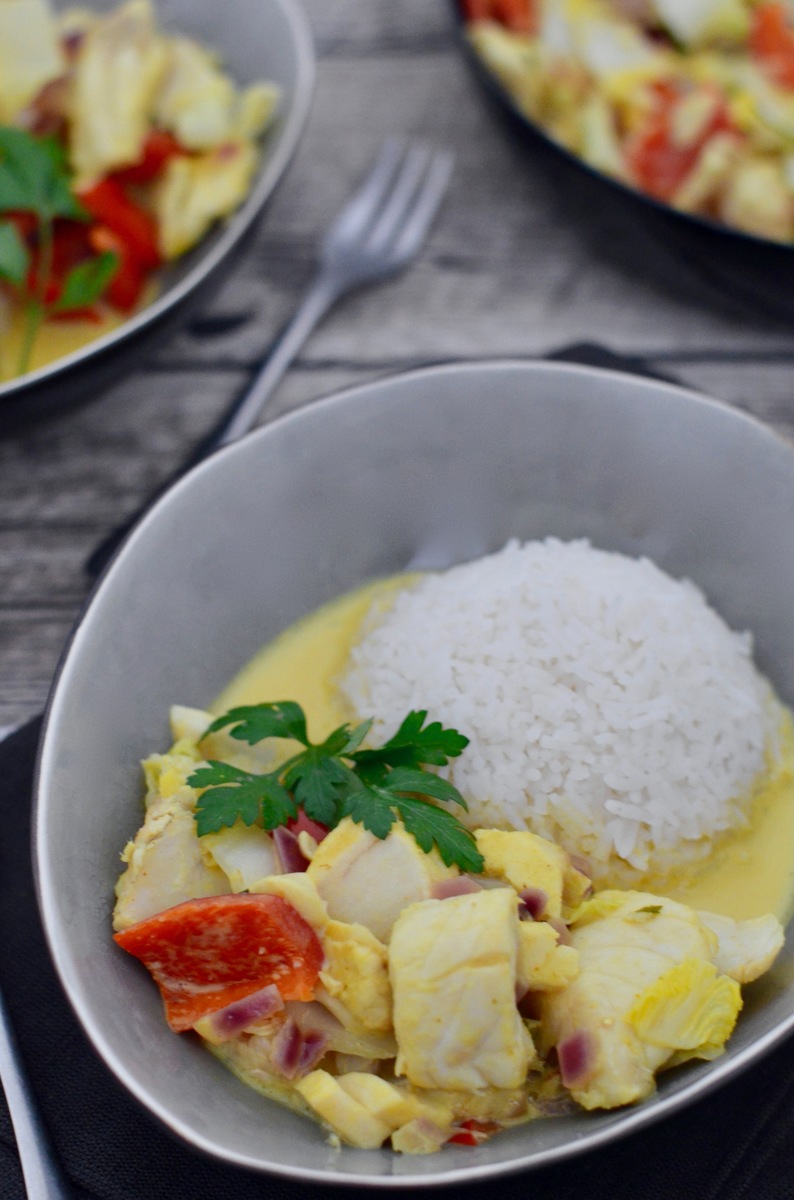 Soulfood: Gelbes Thai-Curry mit Kabeljau &amp; Gemüse – Graziellas Food Blog