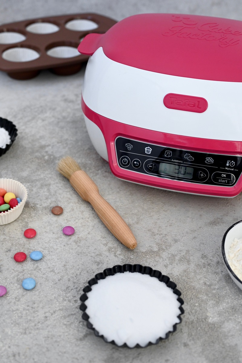 Tefal Cake Factory & ein Rezept für bunte SchokoladenMuffins