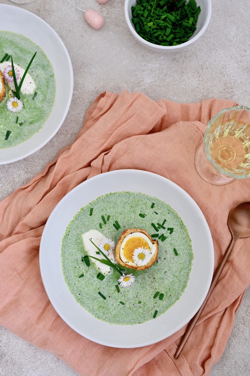 Prep&amp;Cook Weekend Kitchen #14: Gründonnerstagssuppe mit frittiertem Ei ...